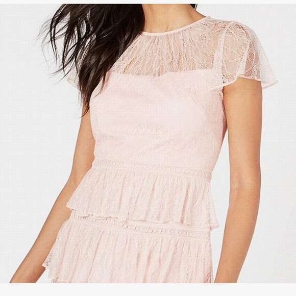 NWT Adrianna Papell Chantilly lace dress, sz 8 - Picture 3 of 14